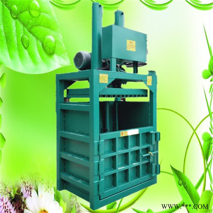 铁桶铁皮铝盒压块机 废油漆桶铁桶压扁机 液压秸秆套袋压包机富兴图2