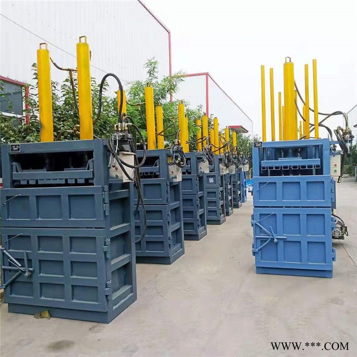 立式80吨塑料瓶液压打包机 废纸板无纺布废品垃圾压缩打捆机图7