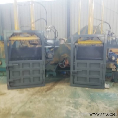 废油漆桶铁桶液压压扁机宇晨立式10吨液压打包机 塑料薄膜挤块机