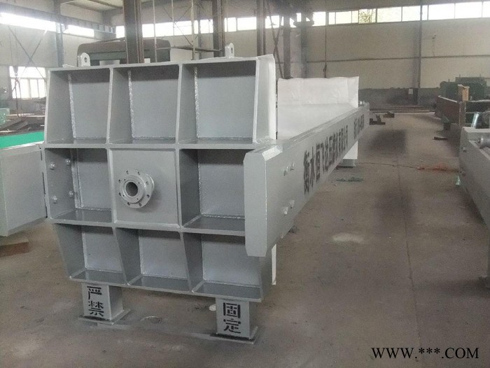 供应 厢式压滤机 630型25平机械式压滤机 废油过滤 河北厂家 恒飞达压滤机图2