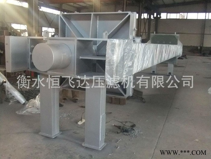 供应 厢式压滤机 630型25平机械式压滤机 废油过滤 河北厂家 恒飞达压滤机图7