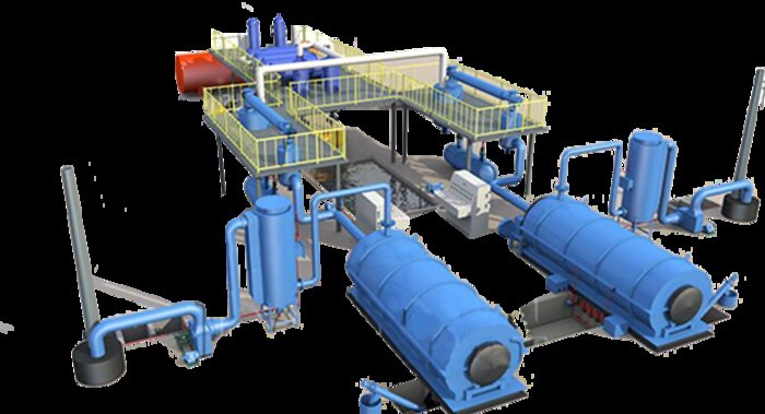 海琦HQLY-2800 轮胎炼油裂解塑料炼油油泥裂解图2