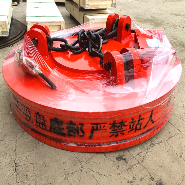鑫运 装载机1米强力起重电磁铁 高强度磁力起重电磁铁 起重吸铁石